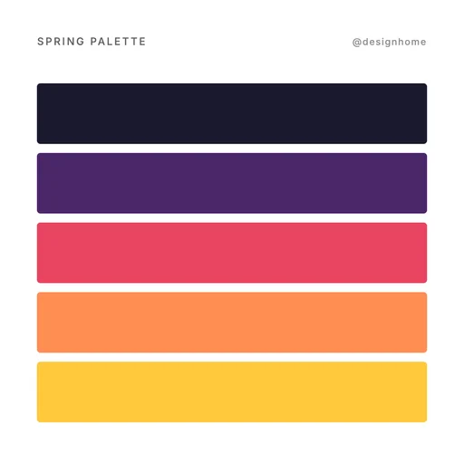 Color Story canvas template preview