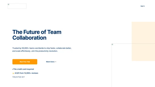 Landing Page - Above the Fold canvas template preview
