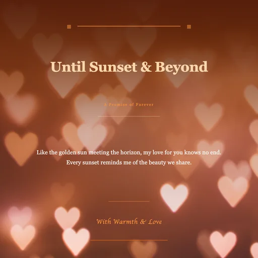 Sunset Kiss canvas template preview