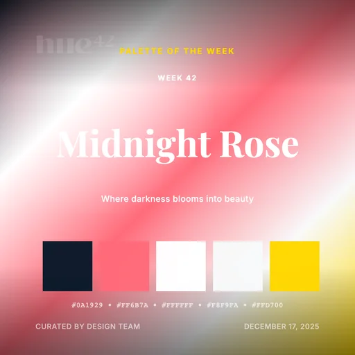 Palette of the Week v4.0 canvas template preview