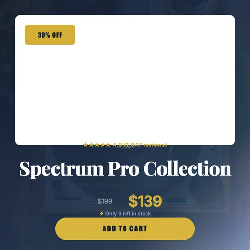 Premium Product Showcase v4.0 canvas template preview
