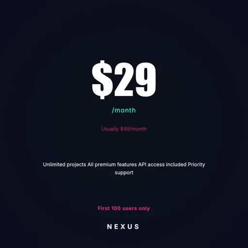 Launch: Pricing canvas template preview